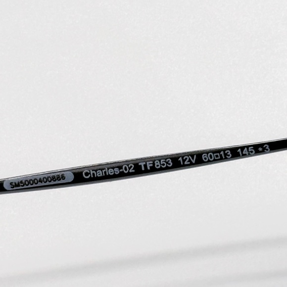 NEW TOM FORD CHARLES-02 TF853 12V UNISEX AVIATOR SUNGLASSES FT0853/S 12V SILVER - Picture 7 of 9